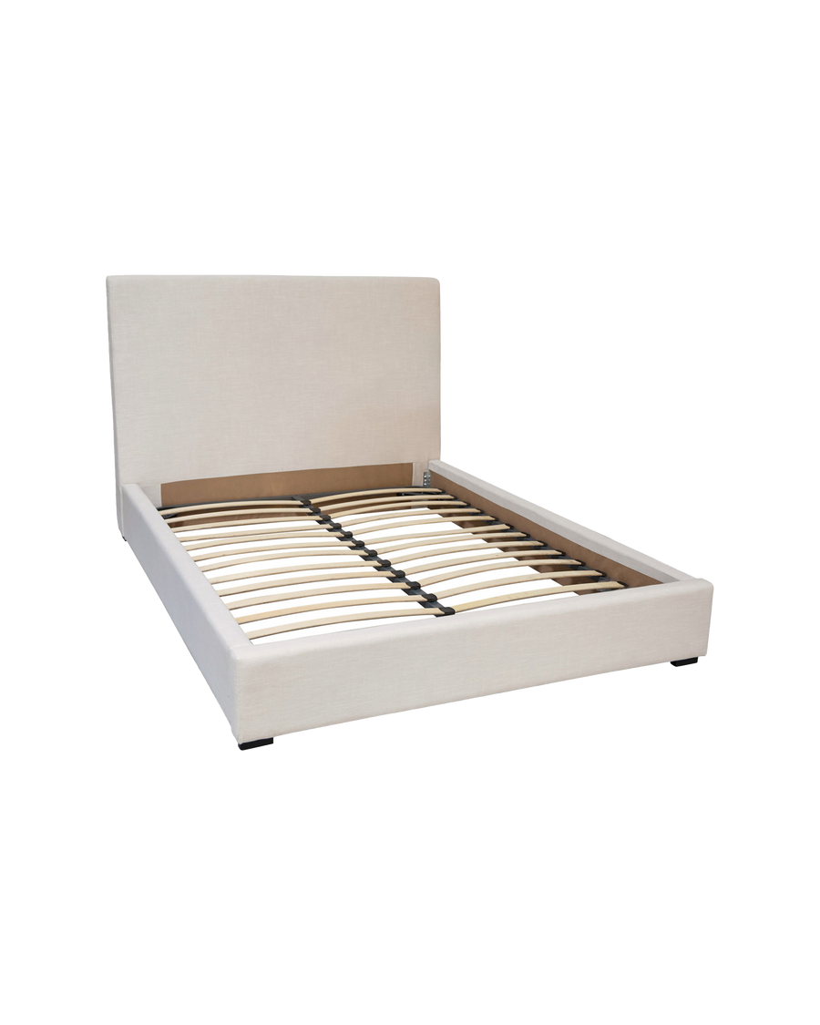 LINEN LOW PROFILE BED OffWhite Palette