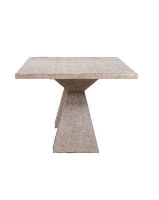 AUSTERE NATURAL WOOD DINING TABLE