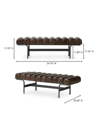 HARRISON LEATHER BENCH