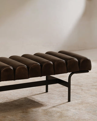 HARRISON LEATHER BENCH