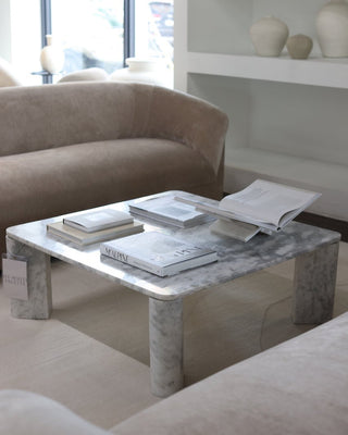 ENCLAVE ASHEN GREY MARBLE TABLE