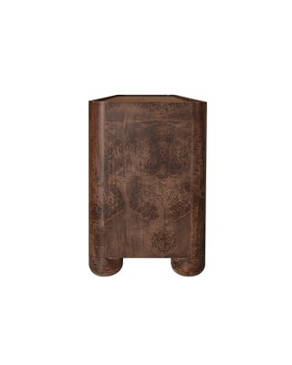 MABEL DARK BROWN BURL DRESSER