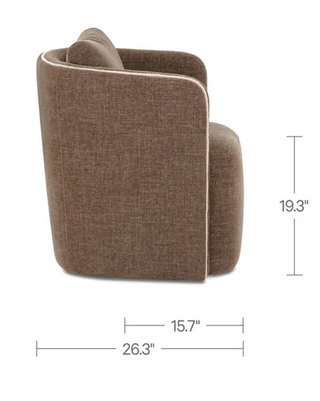MABEL DINING CHAIR DARK BROWN