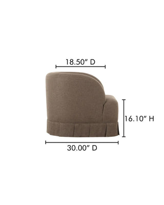 MAREN BROWN SWIVEL CHAIR