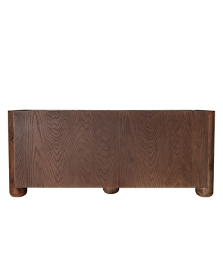 MABEL DARK BROWN BURL DRESSER