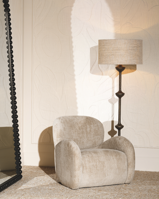 SYLVA SCULPTURAL ACCENT CHAIR