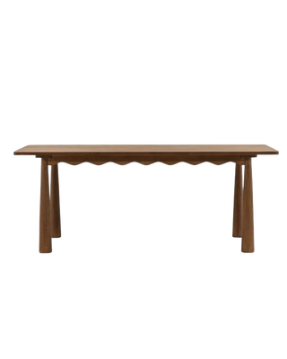 SCALLOPED EDGE DINING TABLE