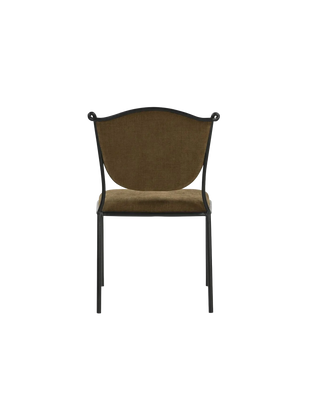 BRUNELLA GREEN DINING CHAIR