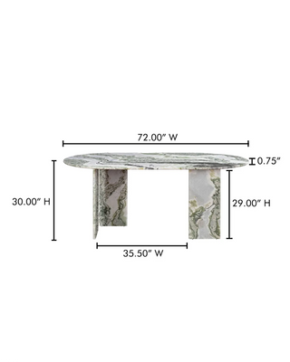 ONYX OVAL DINING TABLE