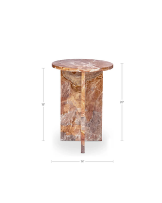 ORANGE LEVANTE ACCENT TABLE