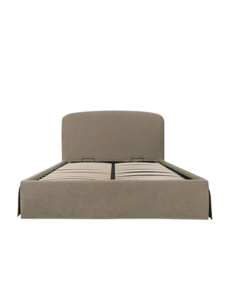 ANTONETTE TAUPE STORAGE KING BED