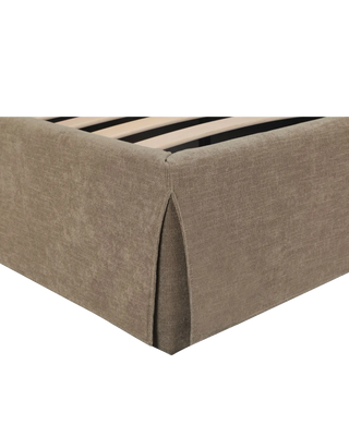 ANTONETTE TAUPE STORAGE KING BED