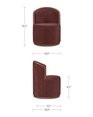 ROSSI SWIVEL DINING CHAIR