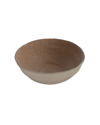 SMOOTH TEXTURE PAPER MACHE BOWL
