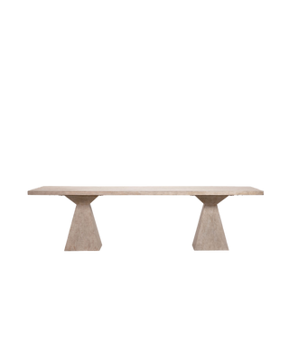 AUSTERE NATURAL WOOD DINING TABLE