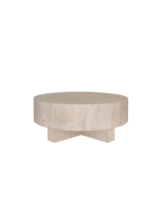 WHITE WASHED COFFEE TABLE